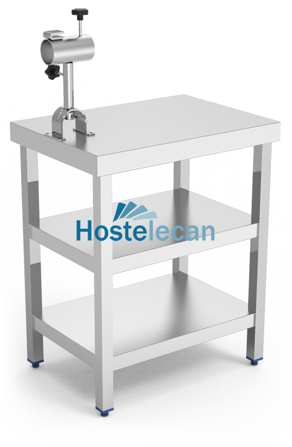Mesa inox jamonera RT-3D 710x500x1220 mm