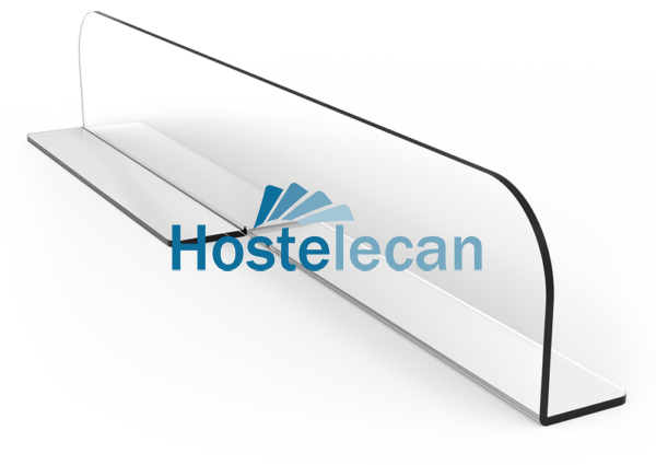 Separador para mesa de marisco 495x75x100 mm