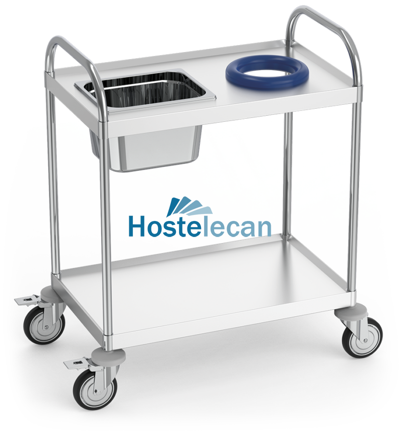 P076020.png Carro de recogida con 2 entrepaños de 1035x535x975 mm.