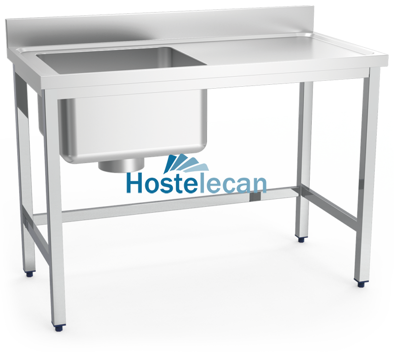 Mesa mural especial escayola cubeta izda s/entrep 1200x600x850 mm.