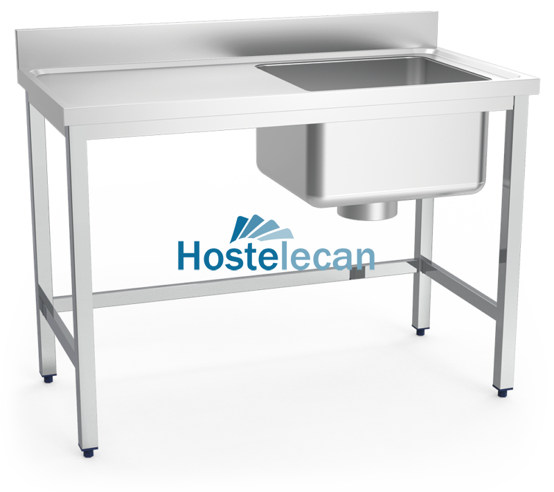 Mesa mural especial escayola cubeta dcha s/entrep 1200x600x850 mm.