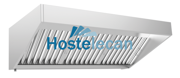 Campana extractora mural de acero inoxidable 1968x850x452 mm
