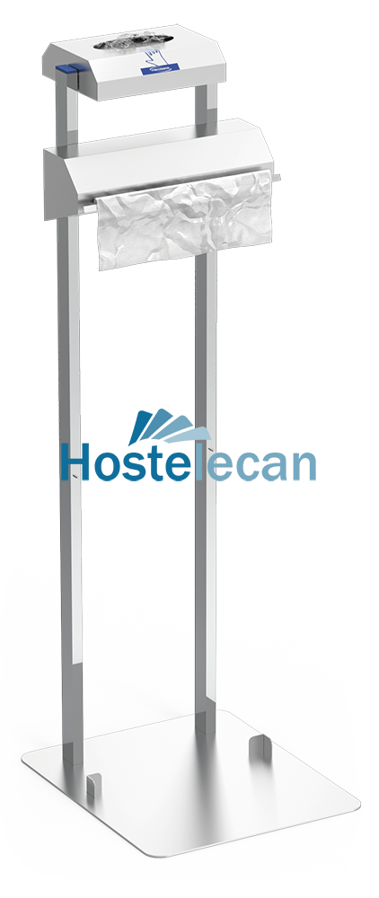 Conjunto dispensador de guantes y bolsas en rollo