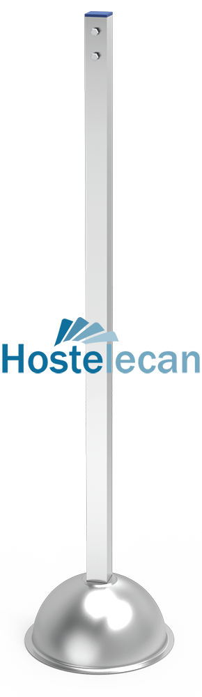 P080430.png Columna inoxidable para dispensador "Su turno".