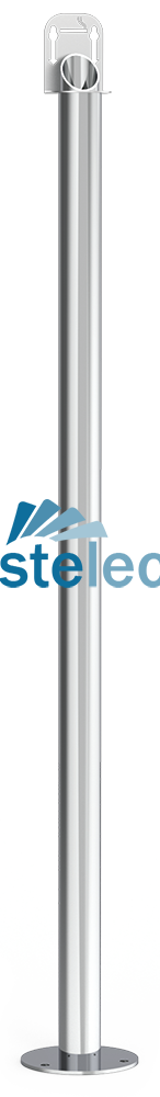 Cenicero de pie para espacios reducidos 60x60x1064 mm.