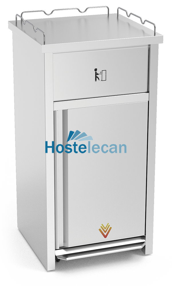 Contenedor XS para vaciado de bandejas de comida rápida