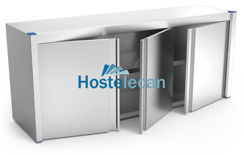 Armario inox de puertas abatibles 1075x340x660 mm