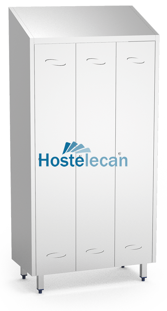 Taquilla grande de 3 puertas de 985x480x2010 mm.