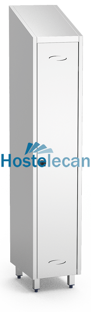 Taquilla pequeña / armario de limpieza de 1 puerta 370x480x2010 mm.