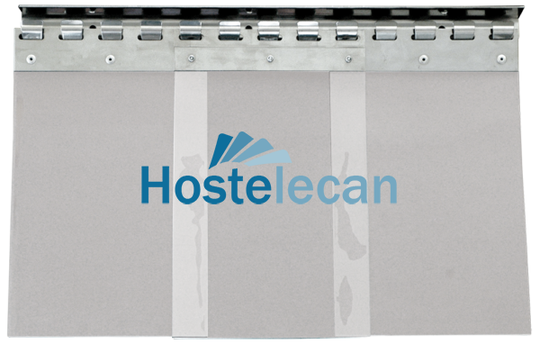 Cortina de lamas de PVC 984x40x2000 mm.