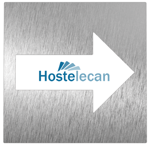 Pictograma inoxidable "Dirección" 120x120x1.5 mm.