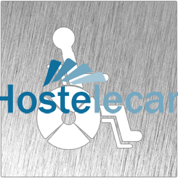 P082614.png Pictograma inoxidable "Discapacitado" 120x120x1.5 mm