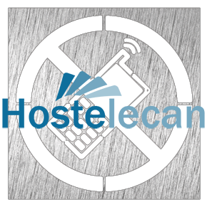 P082632.png Pictograma inoxidable "Prohibido teléfono móvil" 120x120x1.5 mm