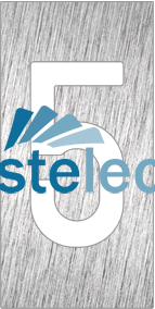 P082656.png Pictograma inoxidable "Número 5" 60x120x1.5 mm.