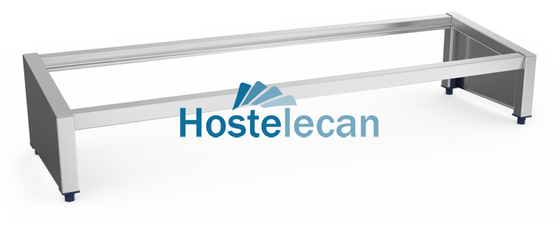 Soporte porta-cubetas Gastronorm sobremesa y mural 1150 mm.