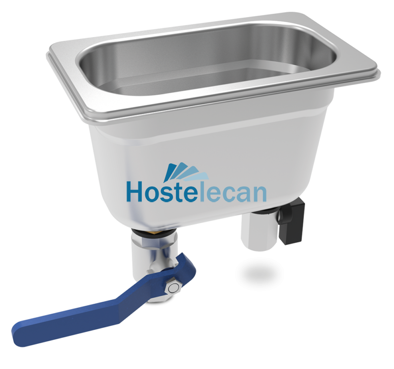 Lavaporcionador de helados para encastrar 176x108x151 mm