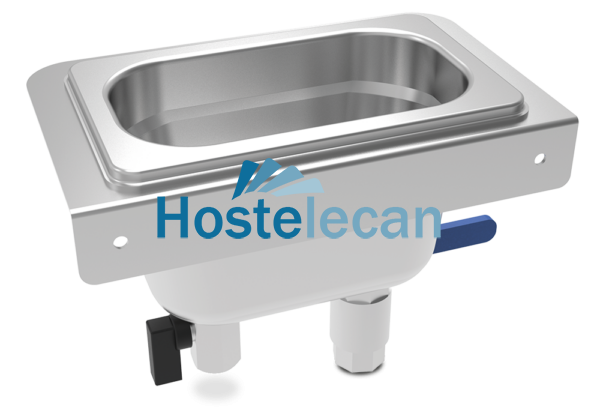 Lavaporcionador de helados mural 192x120x151 mm