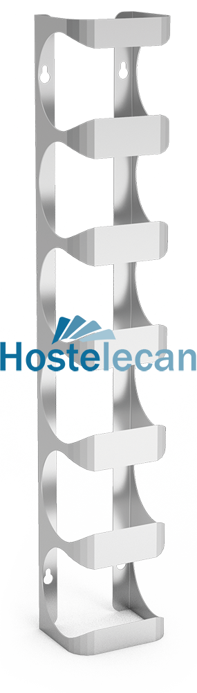 Botellero mural para 6 botellas de cava