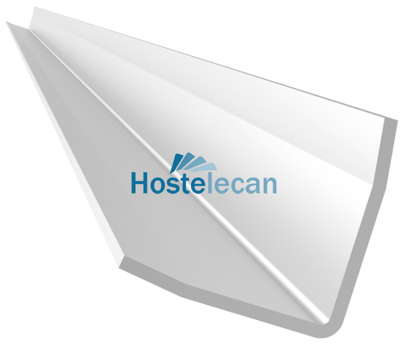 Guardavivos de esquina exterior acero inoxidable 2000 mm.