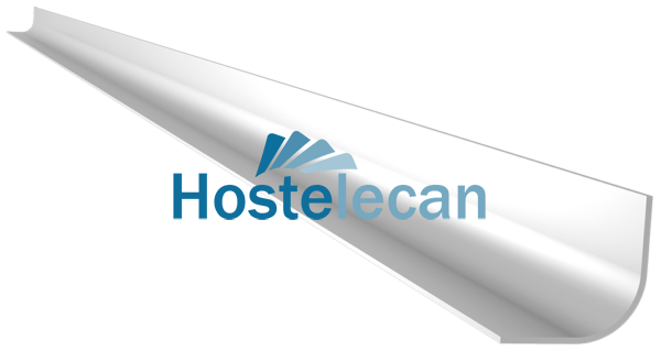 Zócalo curvo acero inoxidable 3000 mm.