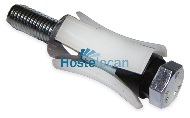 Kit de fijación para tubo de ø25 mm. ø21,9 a ø22,8 mm.