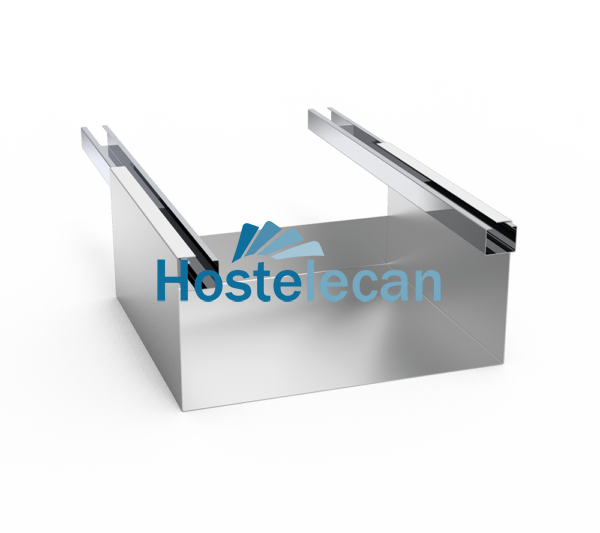 Kit de cajonera modular para mesa colgante a pared 600 mm.