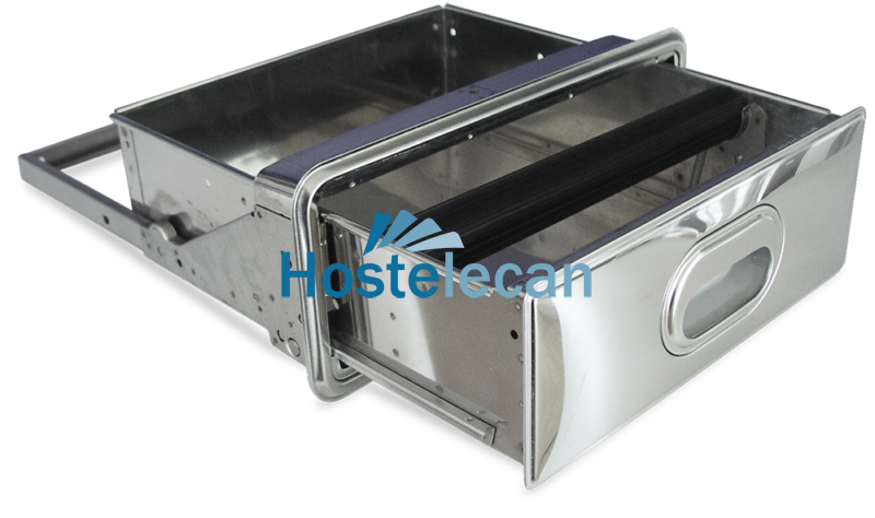 Cajón c/golpeador acoplado a estantería ancho 500