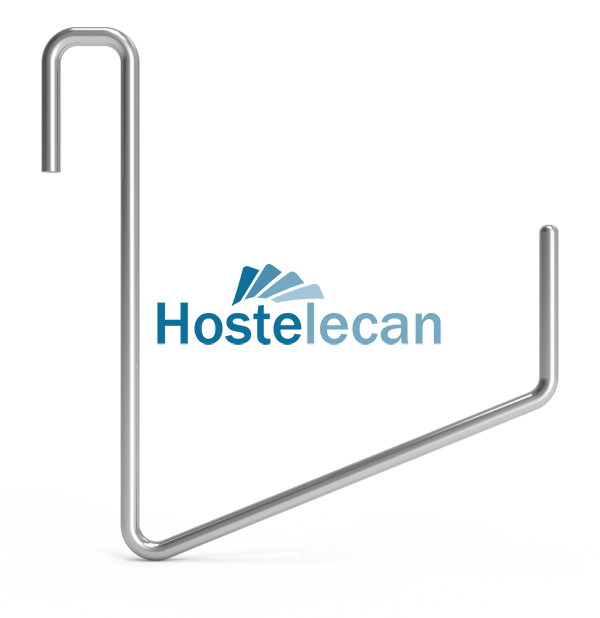 Gancho inox cuelga bolsas 142x16x5 mm