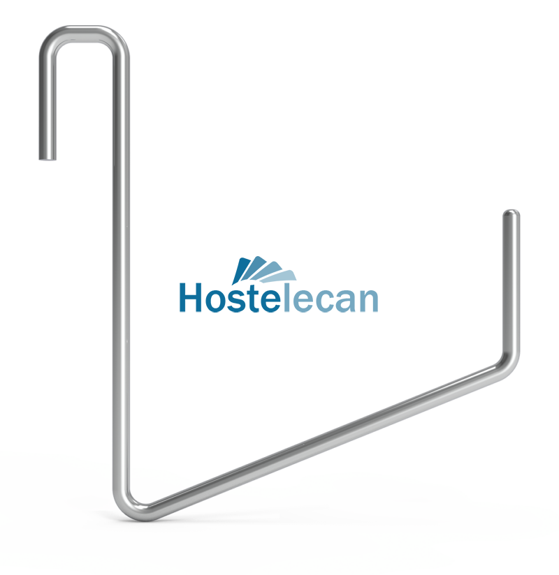 Gancho inox cuelga bolsas 142x16x5 mm