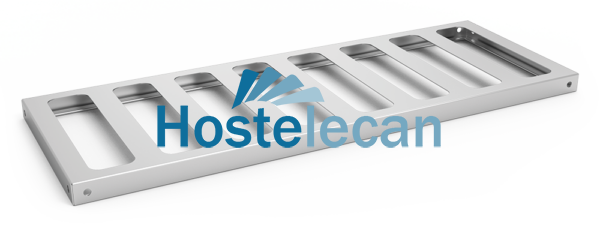 Estante para almacenaje de botellas 1400x300x1.5 mm.