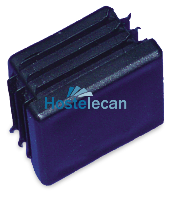 Taco de plástico de 40x20 mm. con aletas