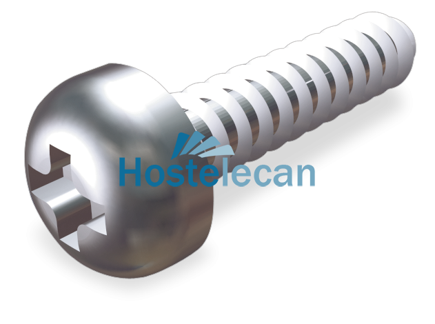 Tornillo rosca chapa 13x3,5 mm. DIN 7972 A2