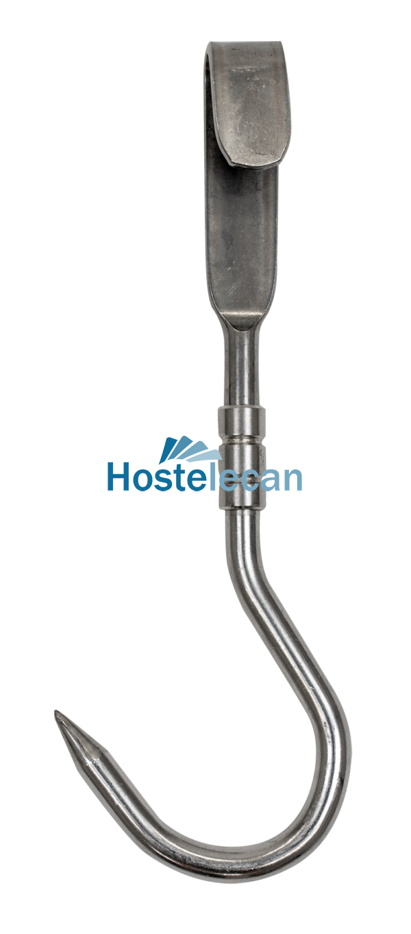 Gancho giratorio modelo "J" 260x10x11 mm.