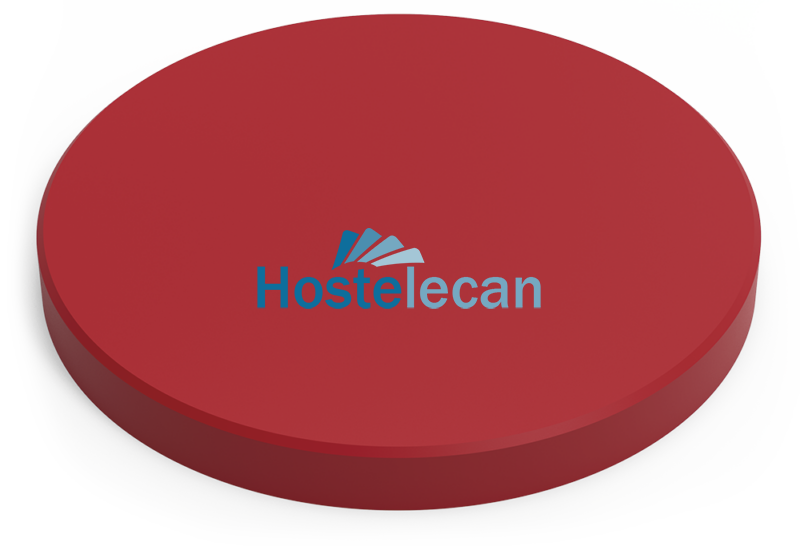 Fibra estándar roja ø500x50 mm.