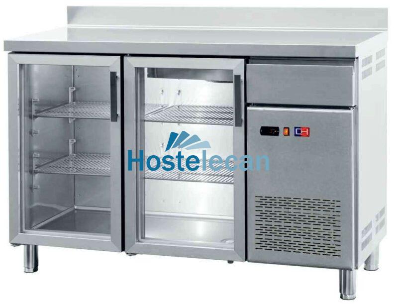 Frente Mostrador Refrigerado con Puertas de Vidrio 2 puertas de 1442 x600 x1045h mm CORDOBA FMCH-150V