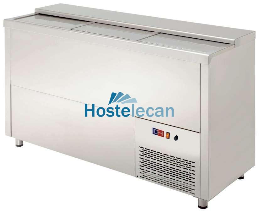 Enfriador de Botellas 4 Puertas Inoxidable Interior y Exterior de 2000 x550 x850h mm CORDOBA MRB-200I