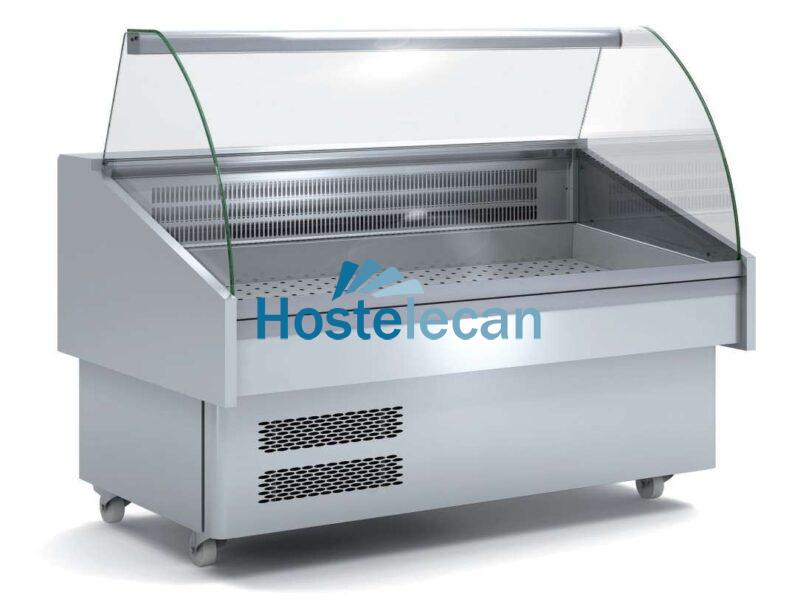 Vitrina Expositora Refrigerada Pescado / Marisco evaporador estático más placa fría dim.1505x915x1185h mm Línea Córdoba EEC-150-CC-EF