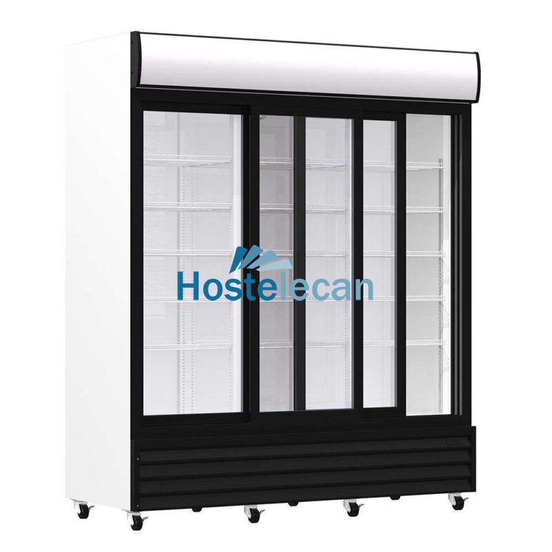 Armario Expositor Refrigerado 1600 litros 3 Puertas Deslizantes de Vidrio de 1720 x730 x2060h mm PEKIN CST1600S