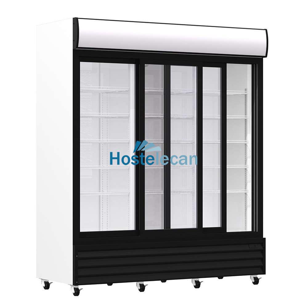 Armario Expositor Refrigerado 1600 litros 3 Puertas Deslizantes de Vidrio de 1720 x730 x2060h mm PEKIN CST1600S