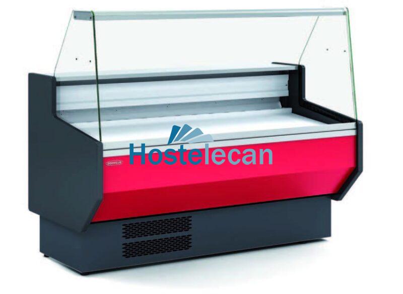 Vitrina Refrigerada Cristal Recto Fondo 800 dim.1305x800x1235h mm Línea Córdoba VED-8-13-R