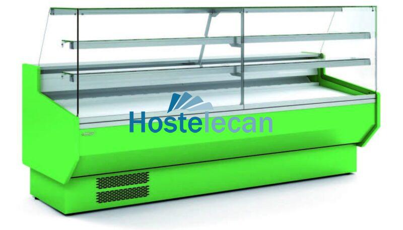 Vitrina Refrigerada Cristal Recto pastelería  Fondo 900 dim.2525x940x1235h mm Línea Córdoba VEPD-9-25-RR