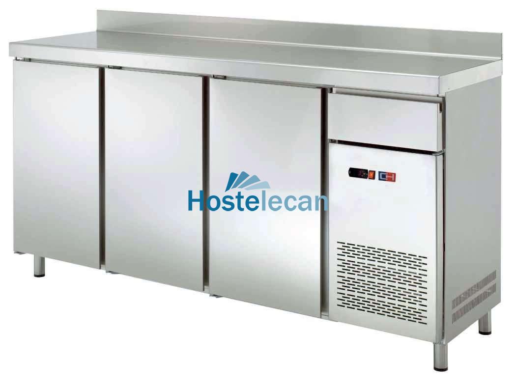Frente Mostrador Refrigerado 4 puertas de 2542 x600 x1045h mm CORDOBA FMCH-250TV CON TOLVA PARA CAFE